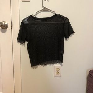 Brandy Melville Mesh Crop Top